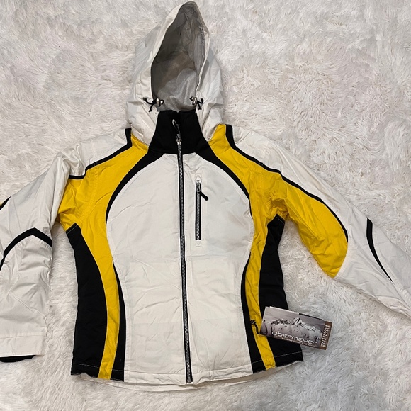 Obermeyer Jackets & Blazers - Obermeyer | Women’s Ski Parka “Paris” | White with accents | Womens Size L | NWT